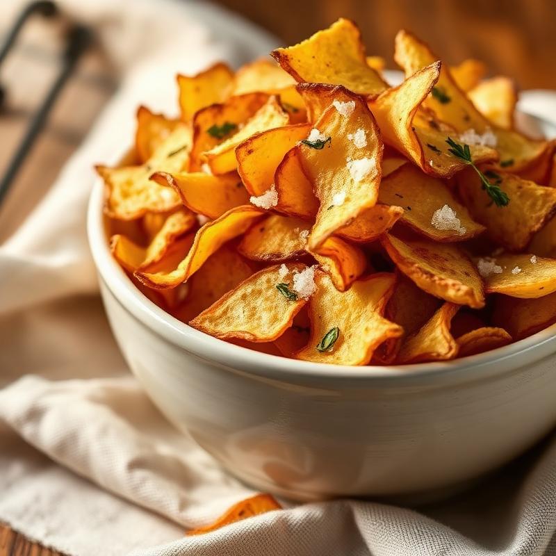 Homemade potato chips